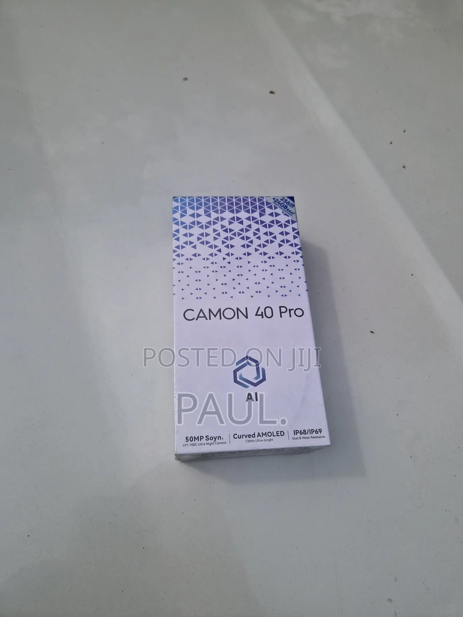 New Tecno Camon 40 Pro 5G 256 GB Black