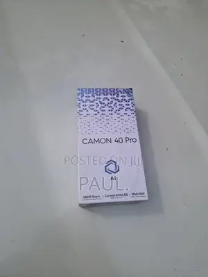 New Tecno Camon 40 Pro 5G 256 GB Black