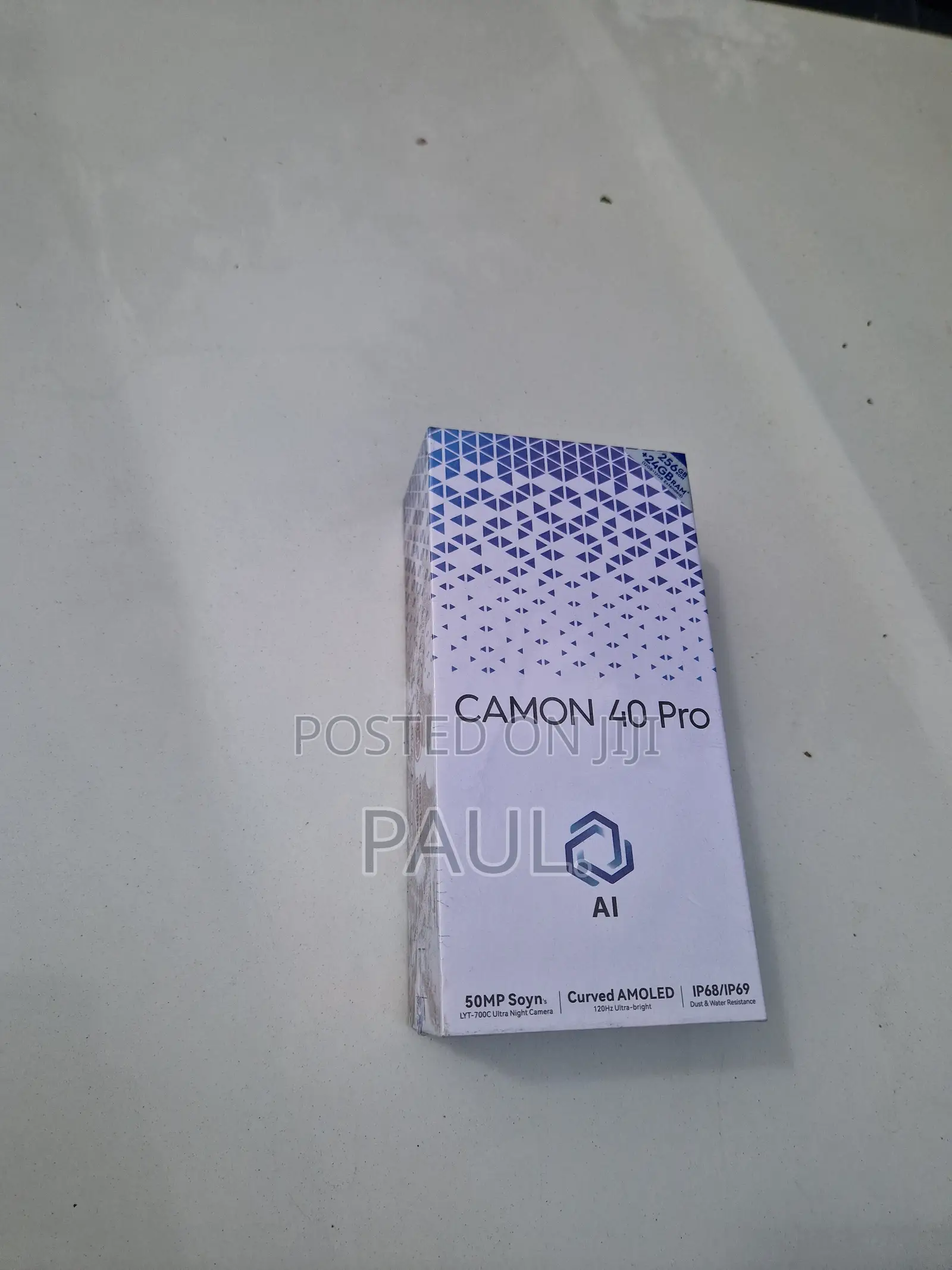 New Tecno Camon 40 Pro 5G 256 GB Black