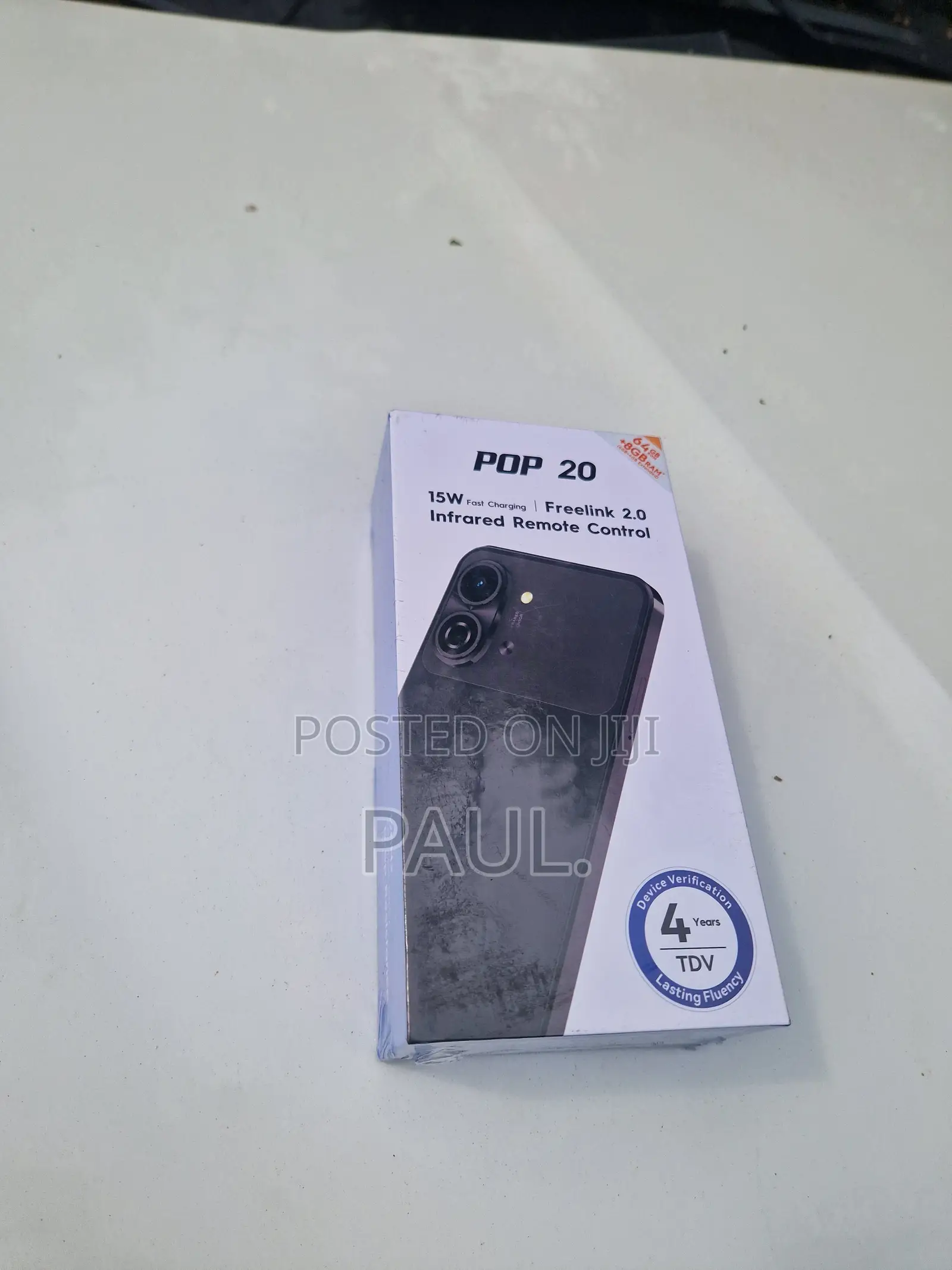 New Tecno Pop 20 128 GB Black