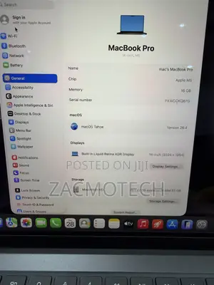 Laptop Apple MacBook Pro 16GB Apple M5 SSD 512GB