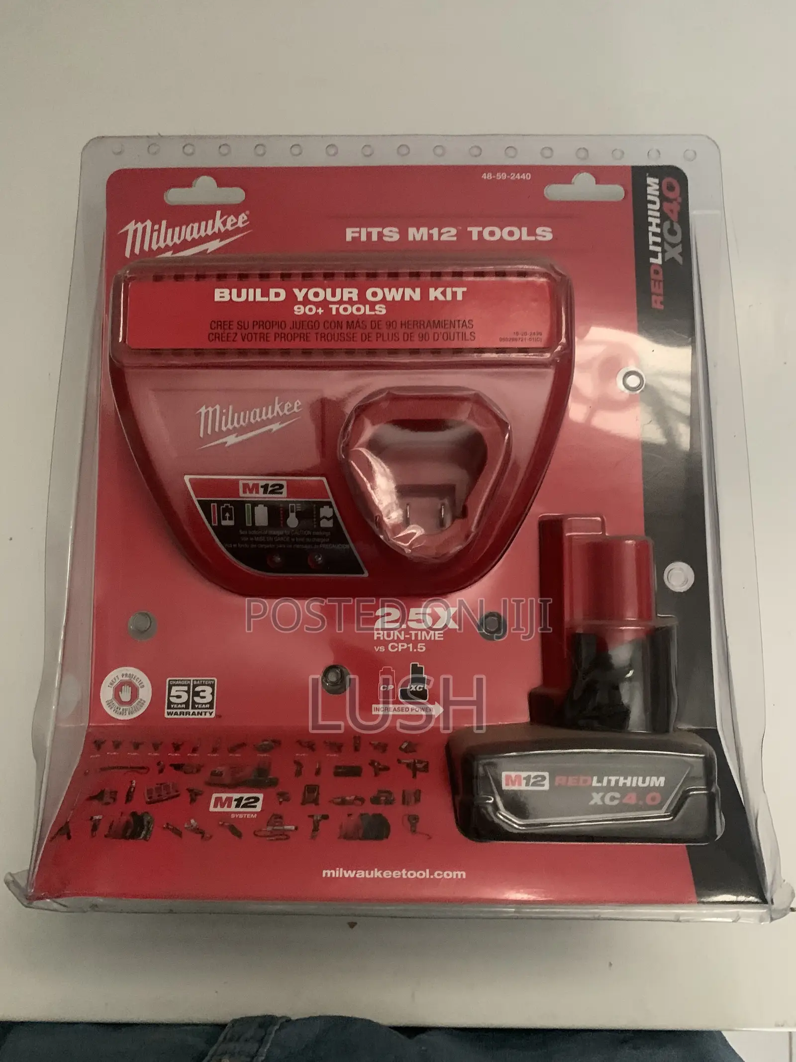 Milwaukee M12 Redlithium Xc 4.0 Battery And Charger Kit