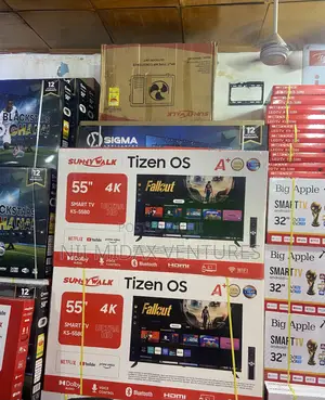 Brand New Sunny Walk 55inches Smart Tv Uhd