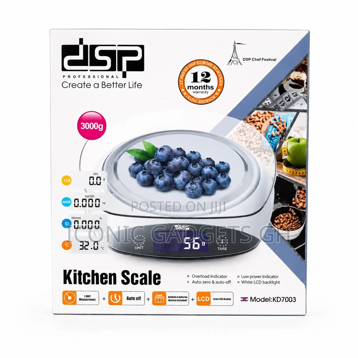 Digital Kitchen Scale New in Box.
