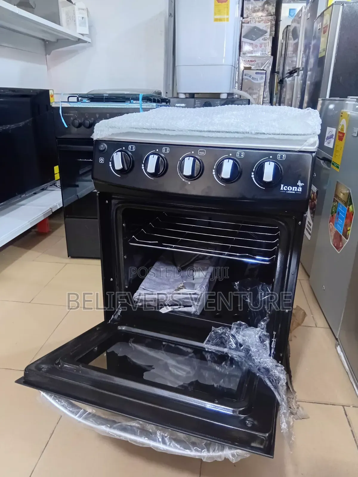 Icona Four Burner Gas Cooker With Strong Flames