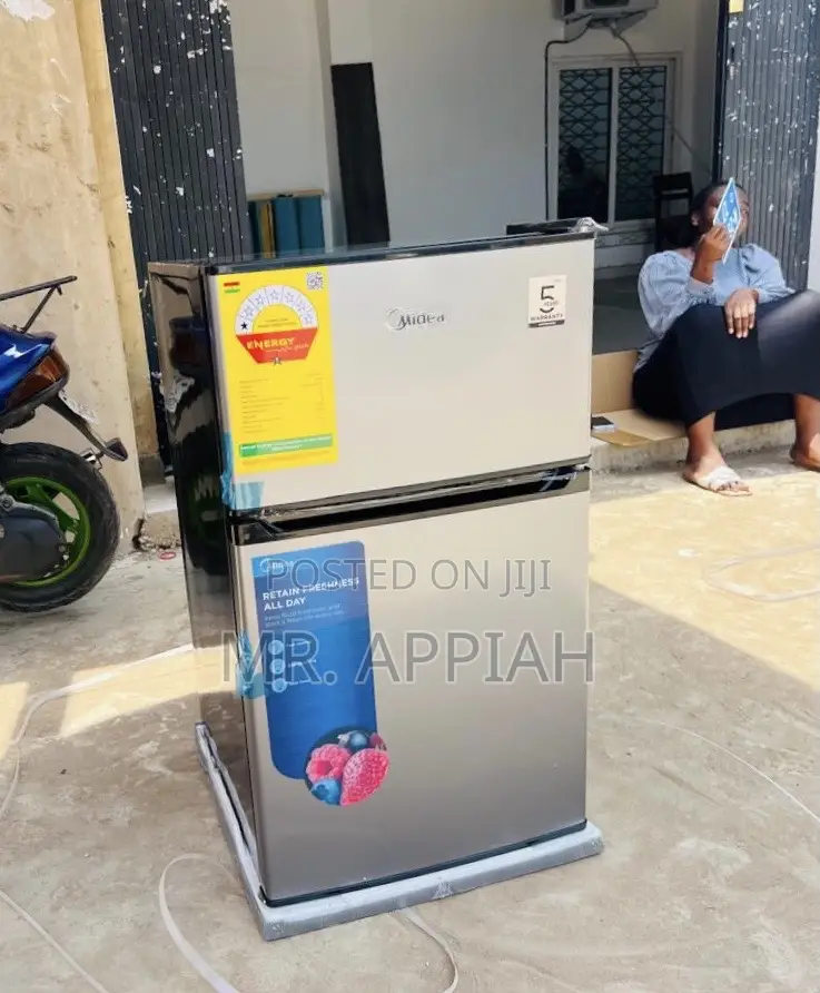 Buy Classic Midea 90l Double Door Table Top Fridge(Gray) 