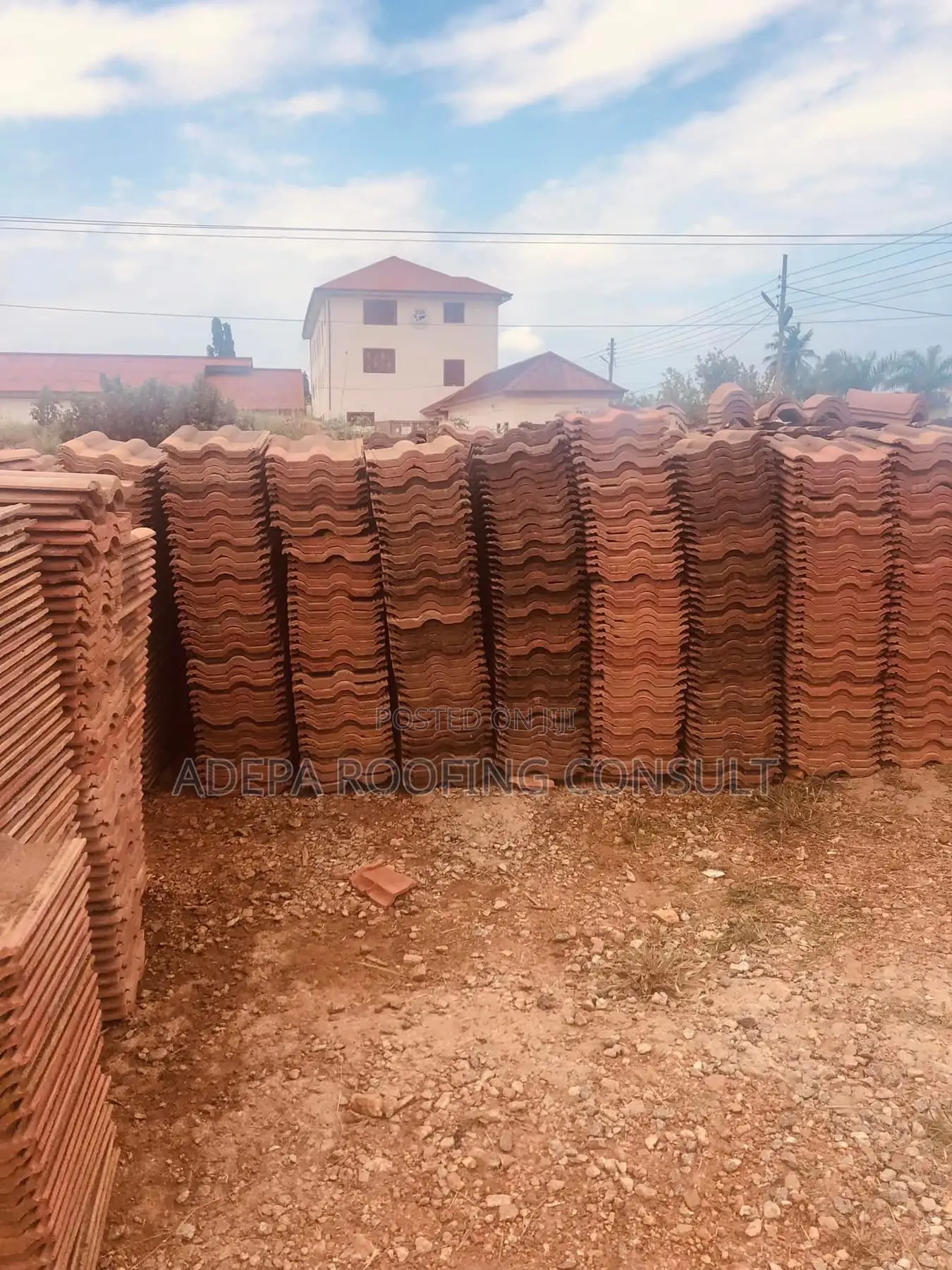 Ridge Caps and Tiles on Large Quantity