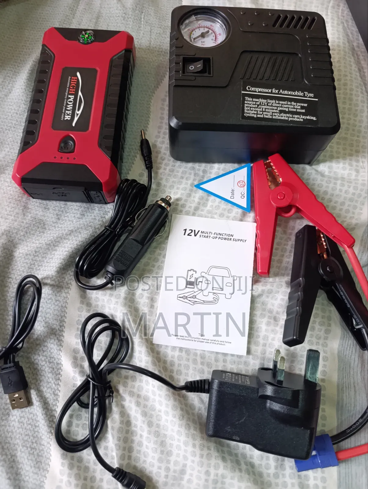 Multifunction Jump Starter And Tyre Inflator