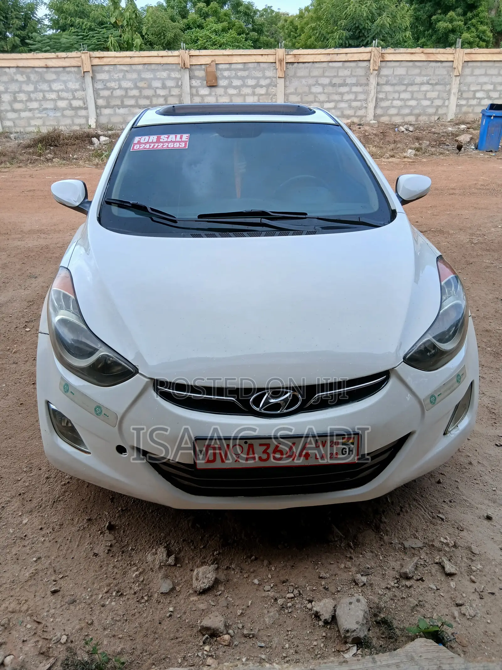 Hyundai Elantra Limited Sedan FWD (1.8L 4cyl 6A) 2013 White