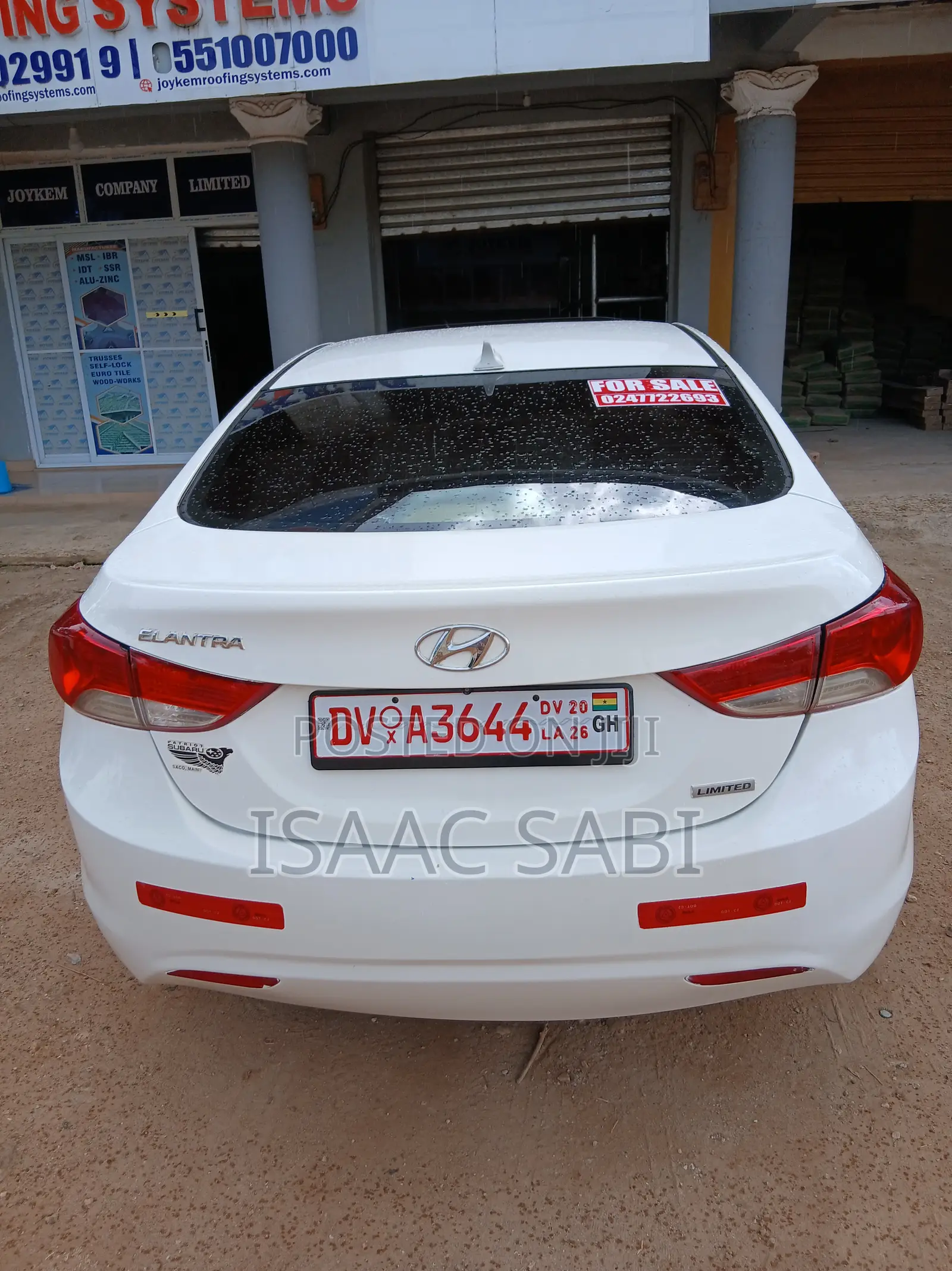 Hyundai Elantra Limited Sedan FWD (1.8L 4cyl 6A) 2013 White