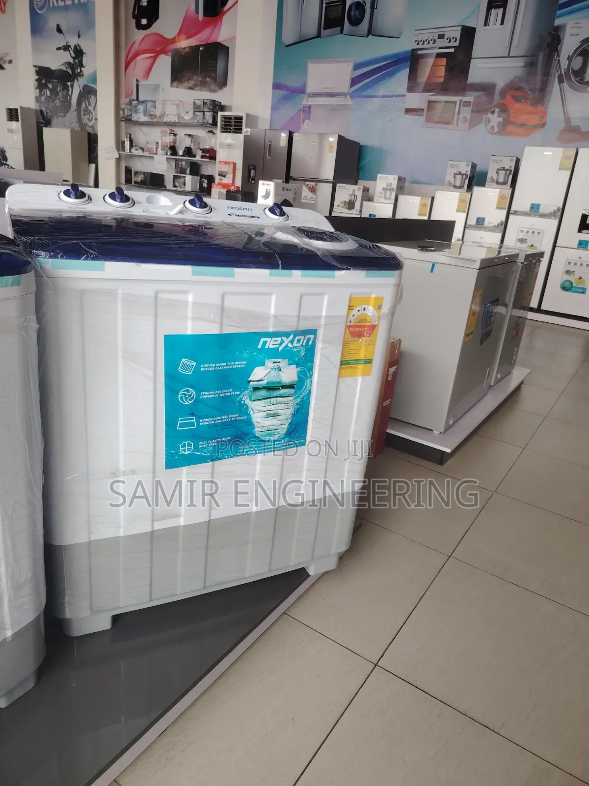 Family-Sized NWM-120tt-J Twin Tub Washer – Anti-Rust