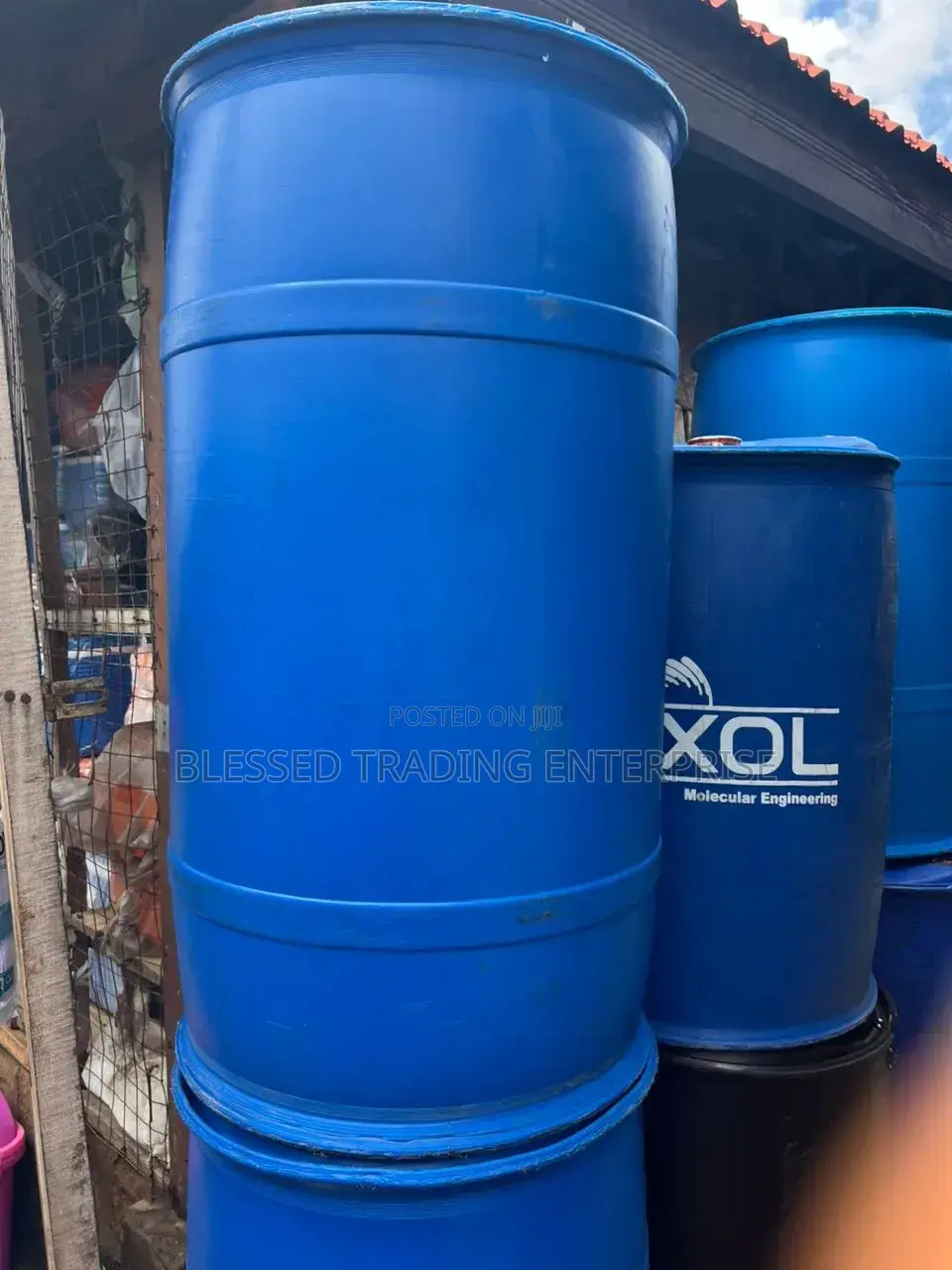 Blue Barrel Container (Drum) And Water Tanks