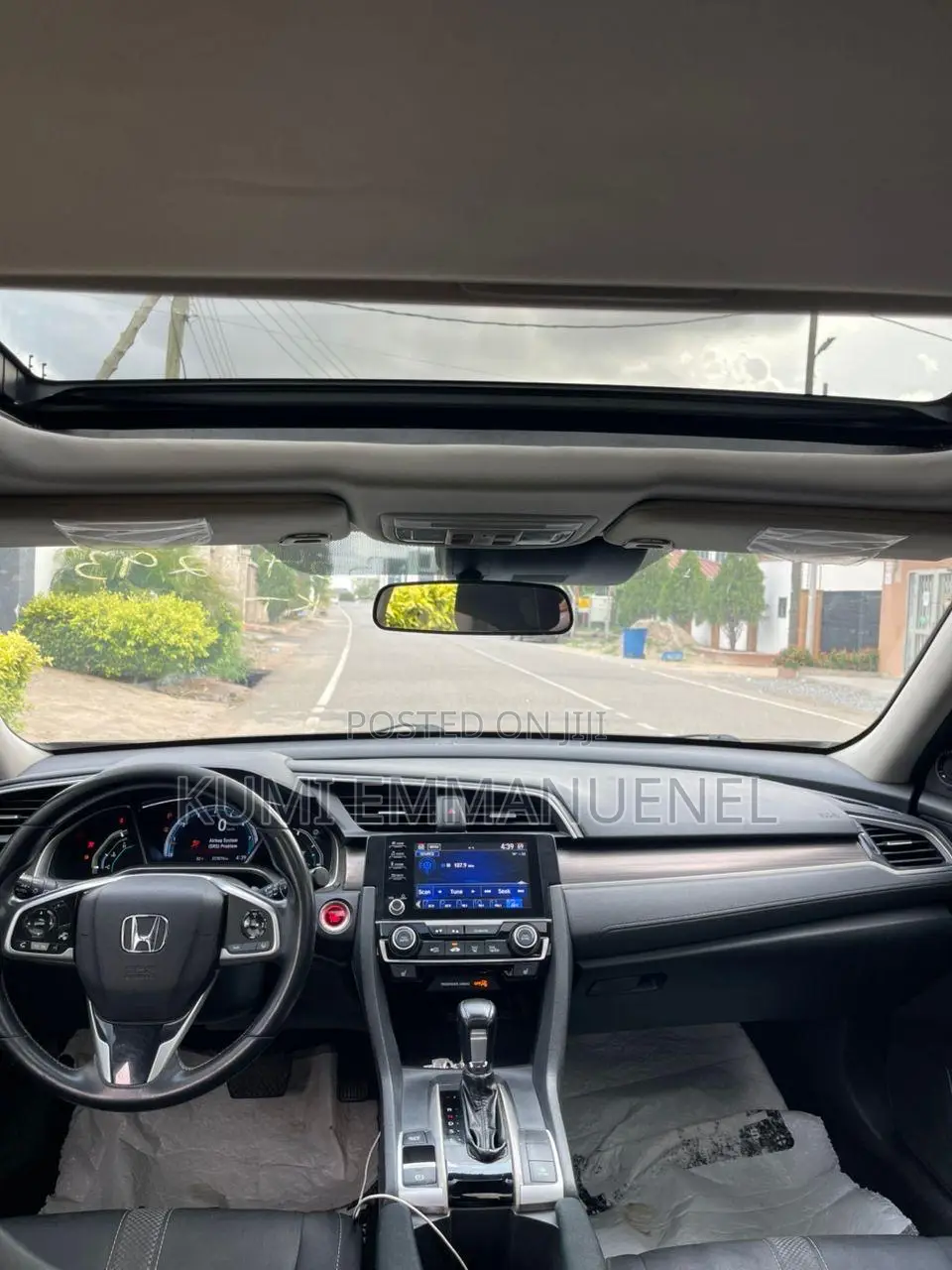 Honda Civic EX Sedan 2019 Gray