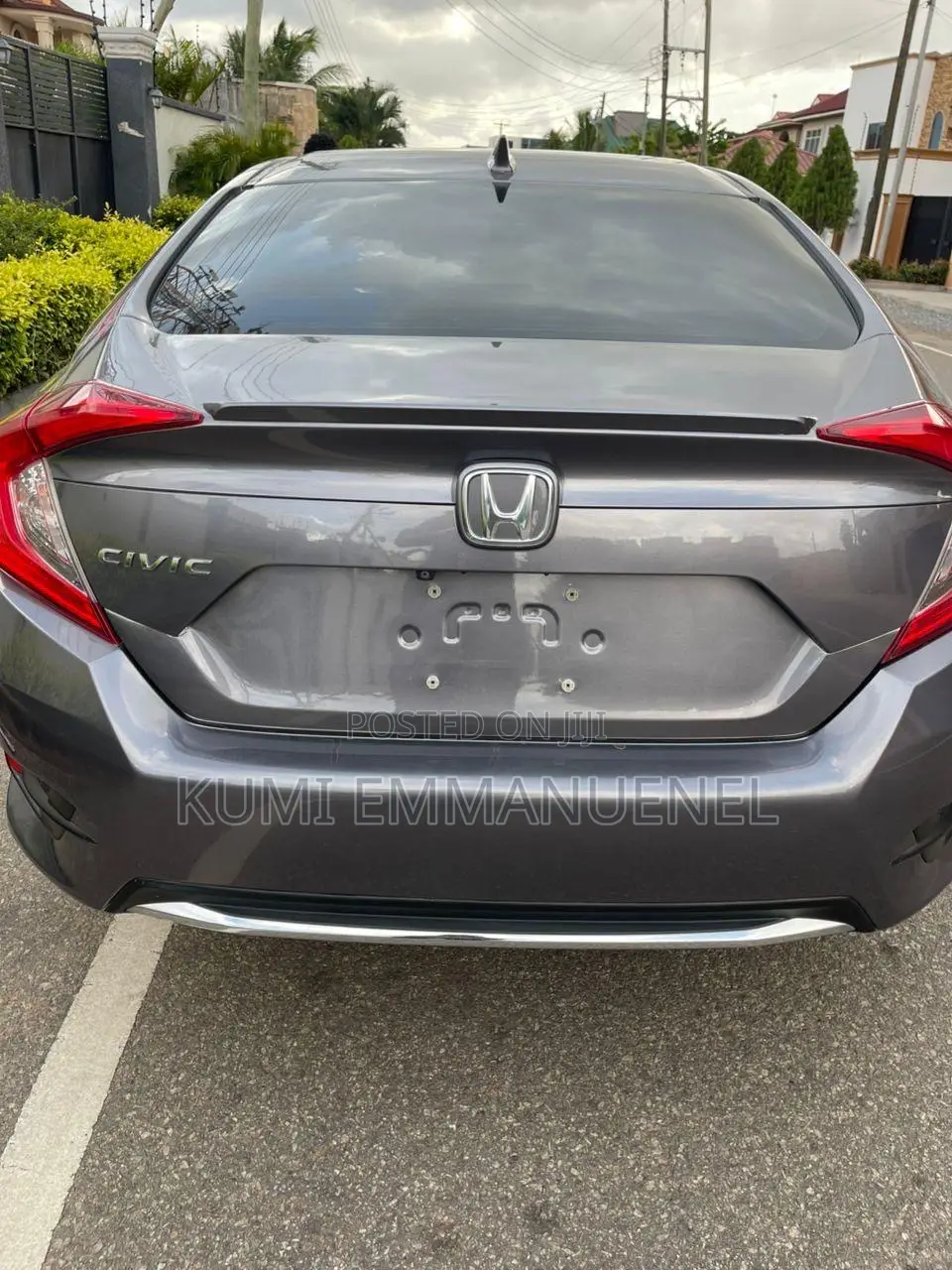 Honda Civic EX Sedan 2019 Gray