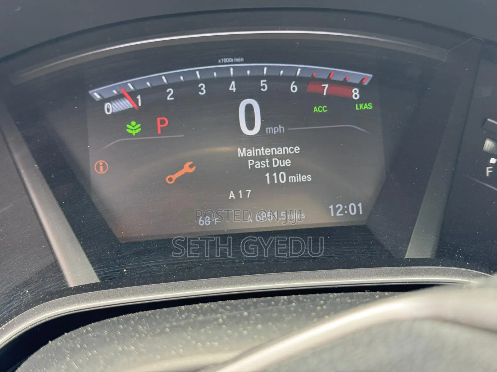 Honda CR-V Touring AWD 2019 Gray