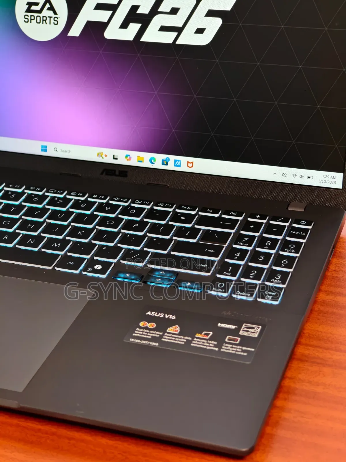 New Laptop Asus TUF Gaming A16 16GB Intel Core i7 SSD 512GB