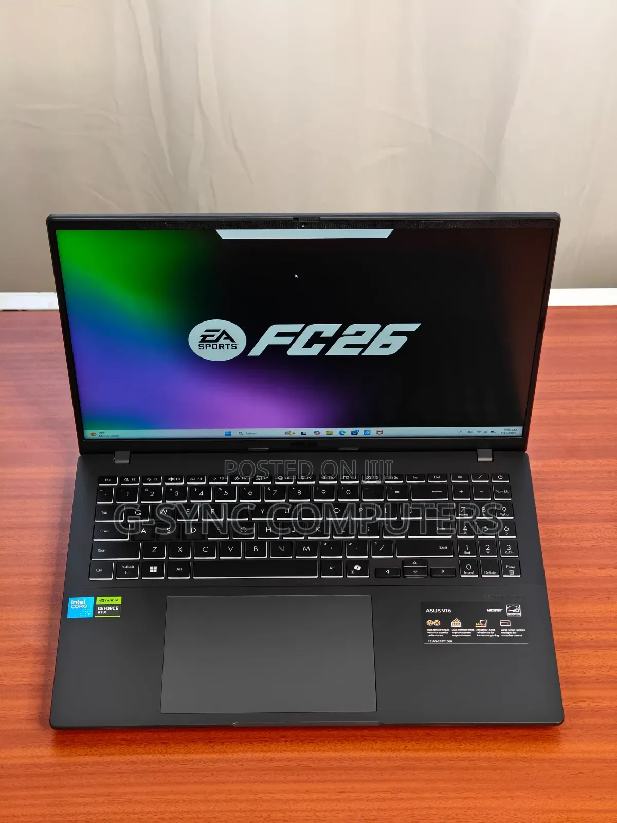 New Laptop Asus TUF Gaming A16 16GB Intel Core i7 SSD 512GB