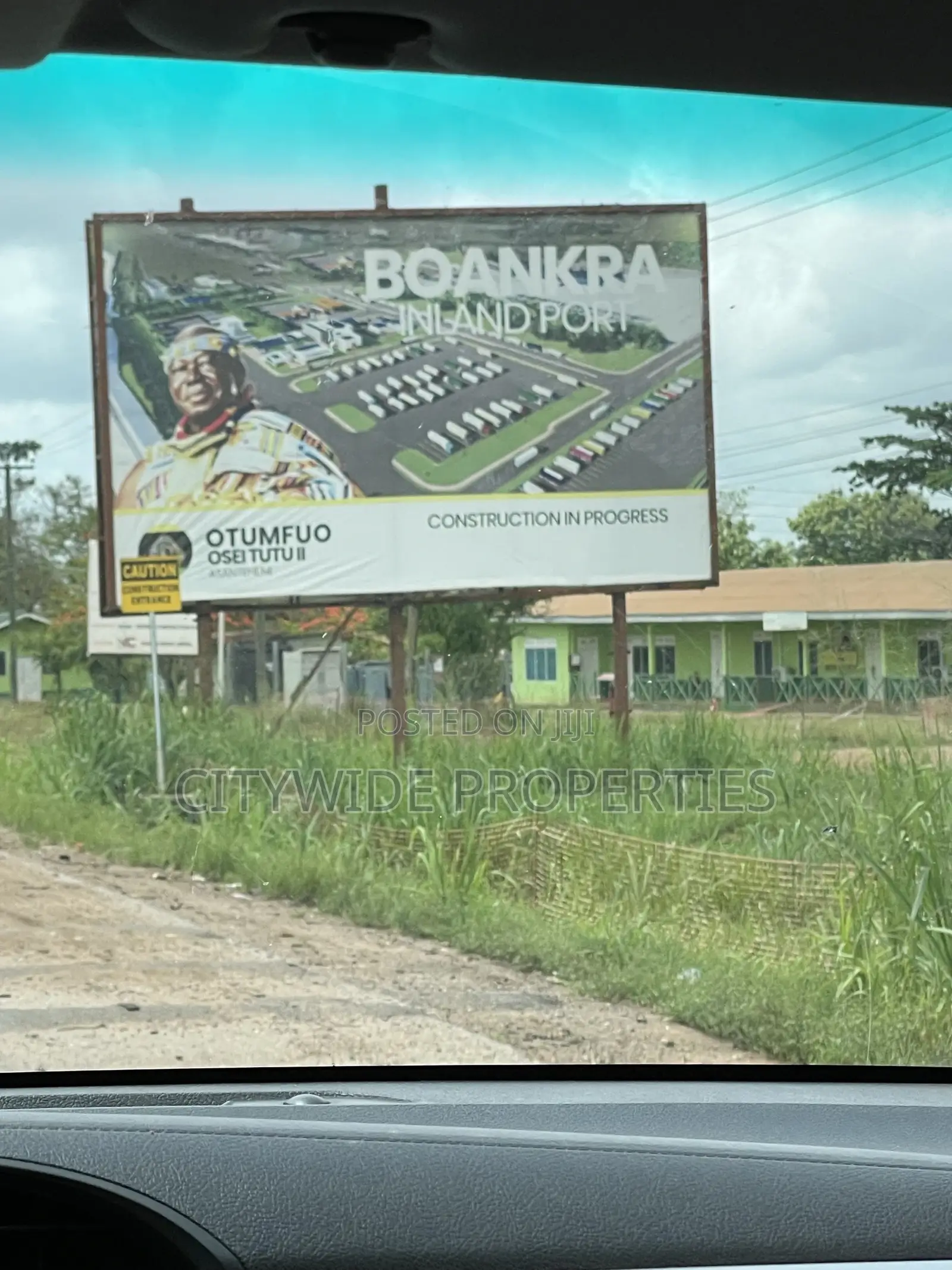 Accra-Kumasi Hwy Roadside Commercial Land for Sale at Ejisu, Kumasi