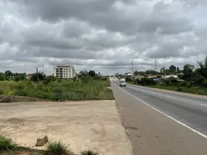 Accra-Kumasi Hwy Roadside Commercial Land for Sale at Ejisu, Kumasi