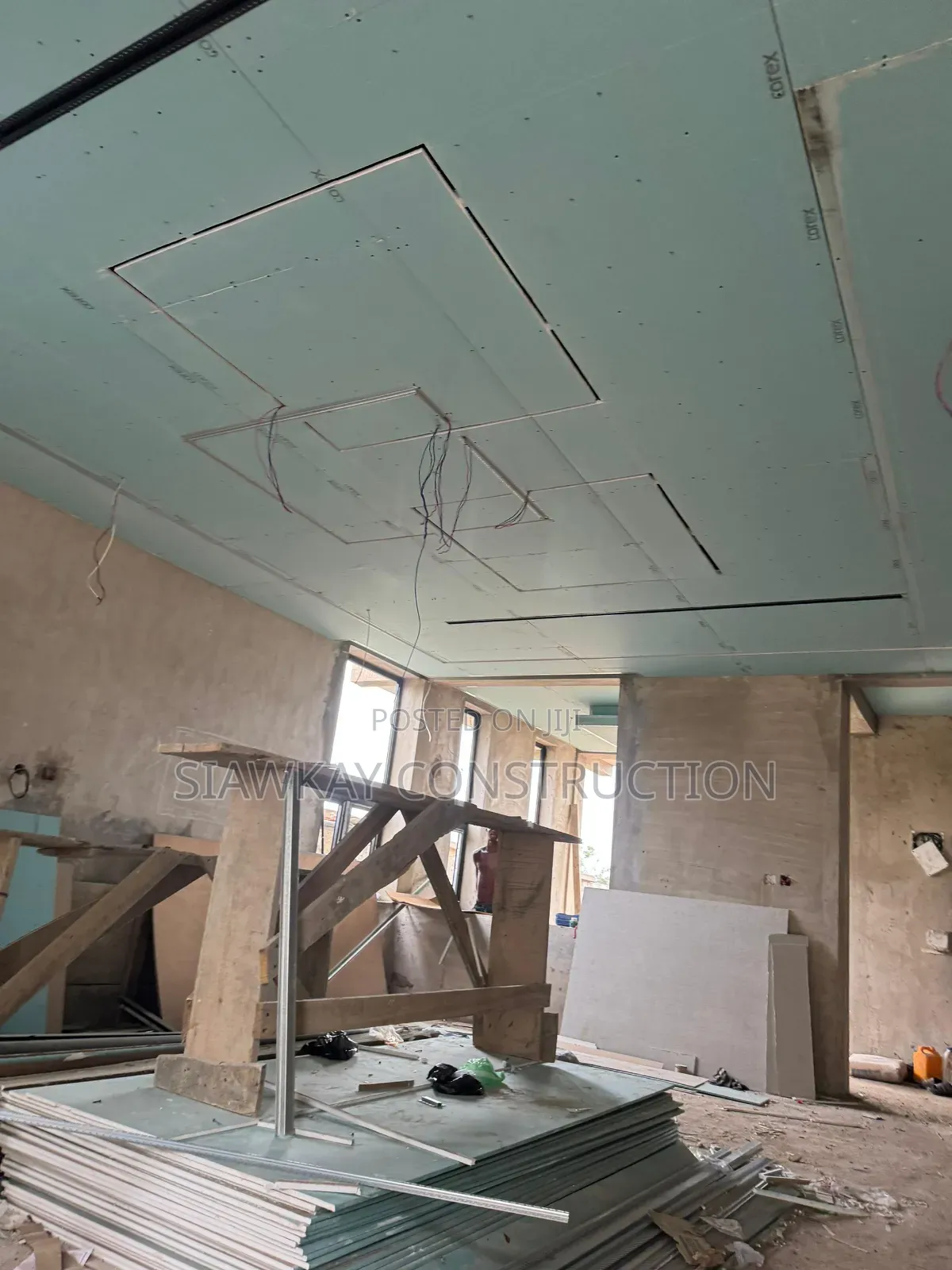 Plasterboard Ceiling Installation