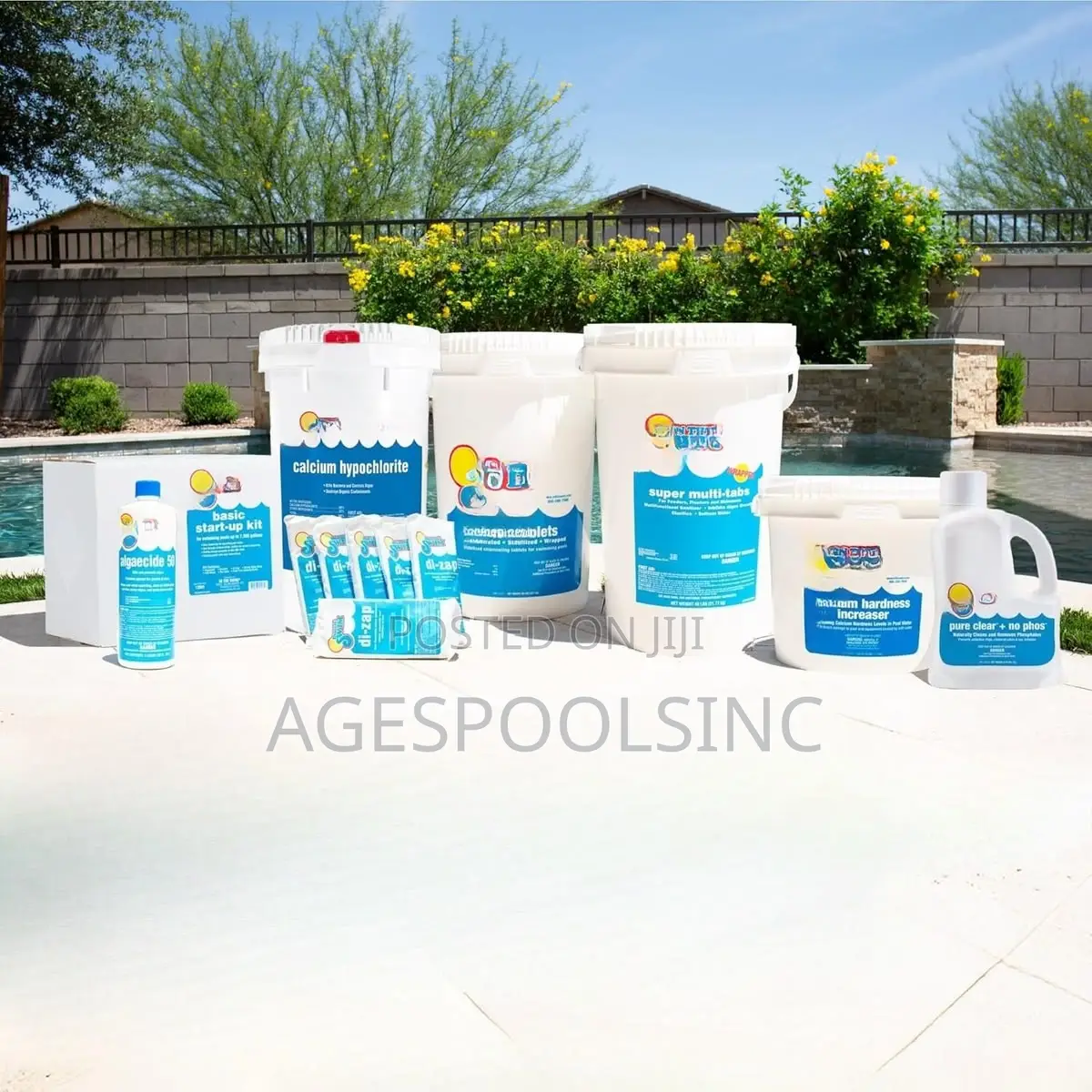 Pool Maintenance Chemicals Delivery