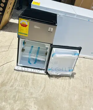 Order Grey Midea 87ltr Double Door Table Top Fridge Hd-113f(N
