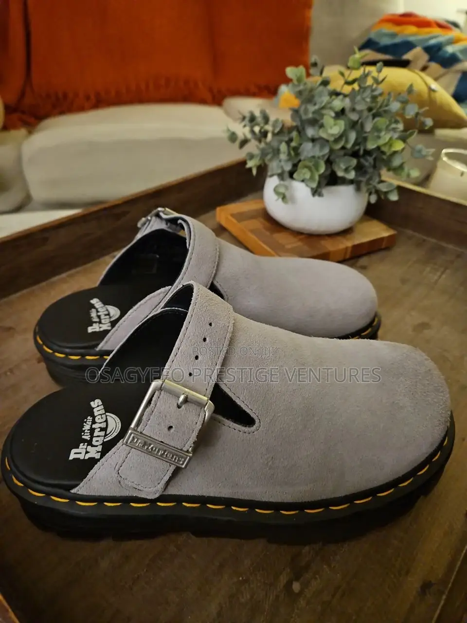 Quality Dr Martens Drip Mode Suede Clogs