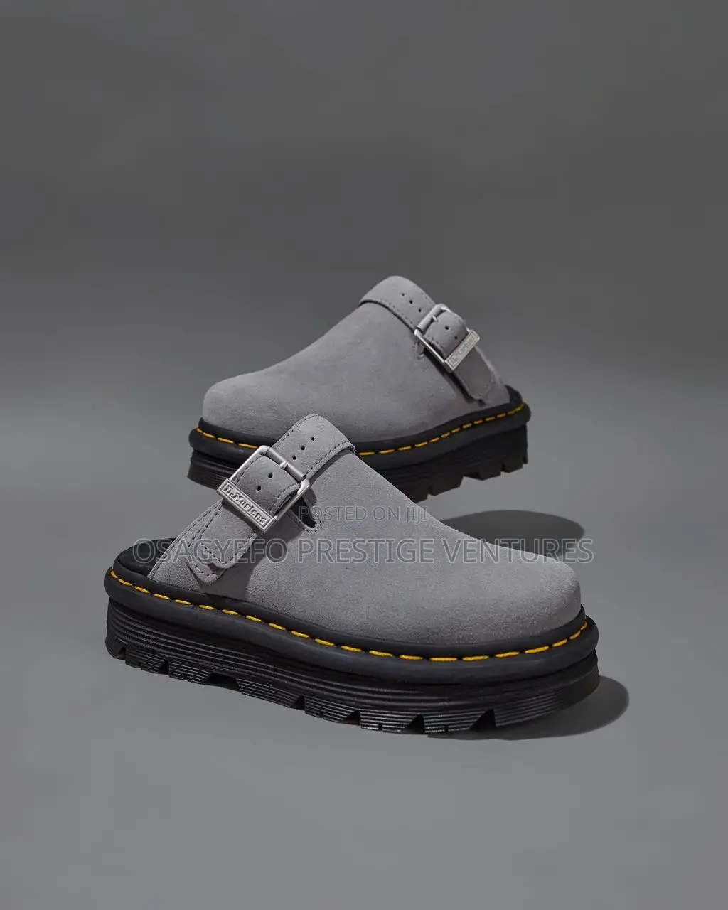 Quality Dr Martens Drip Mode Suede Clogs