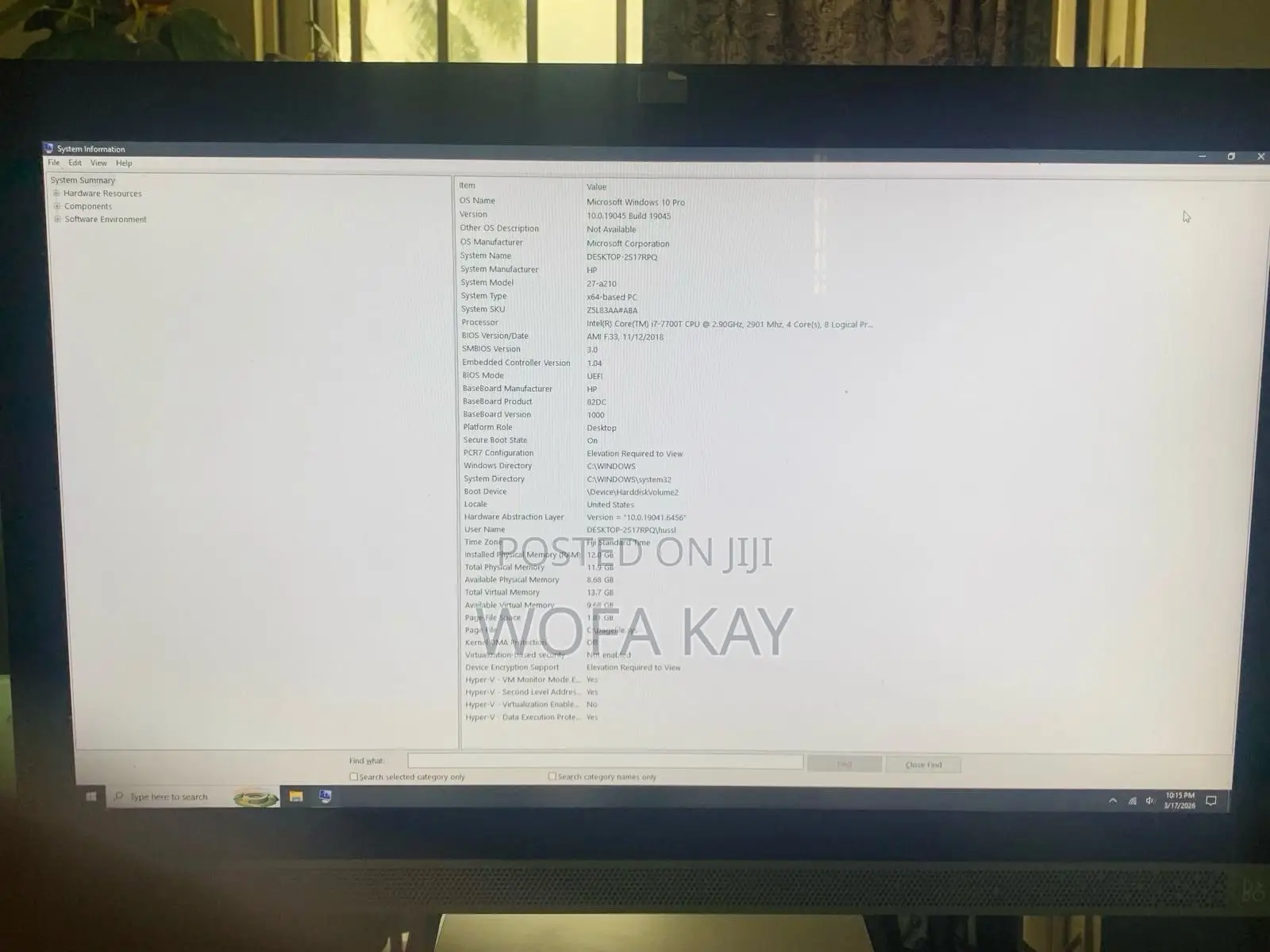Hp Pavilion All in One Monitor