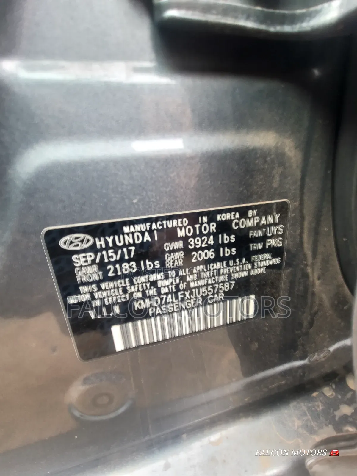 Hyundai Elantra SE 2018 Gray