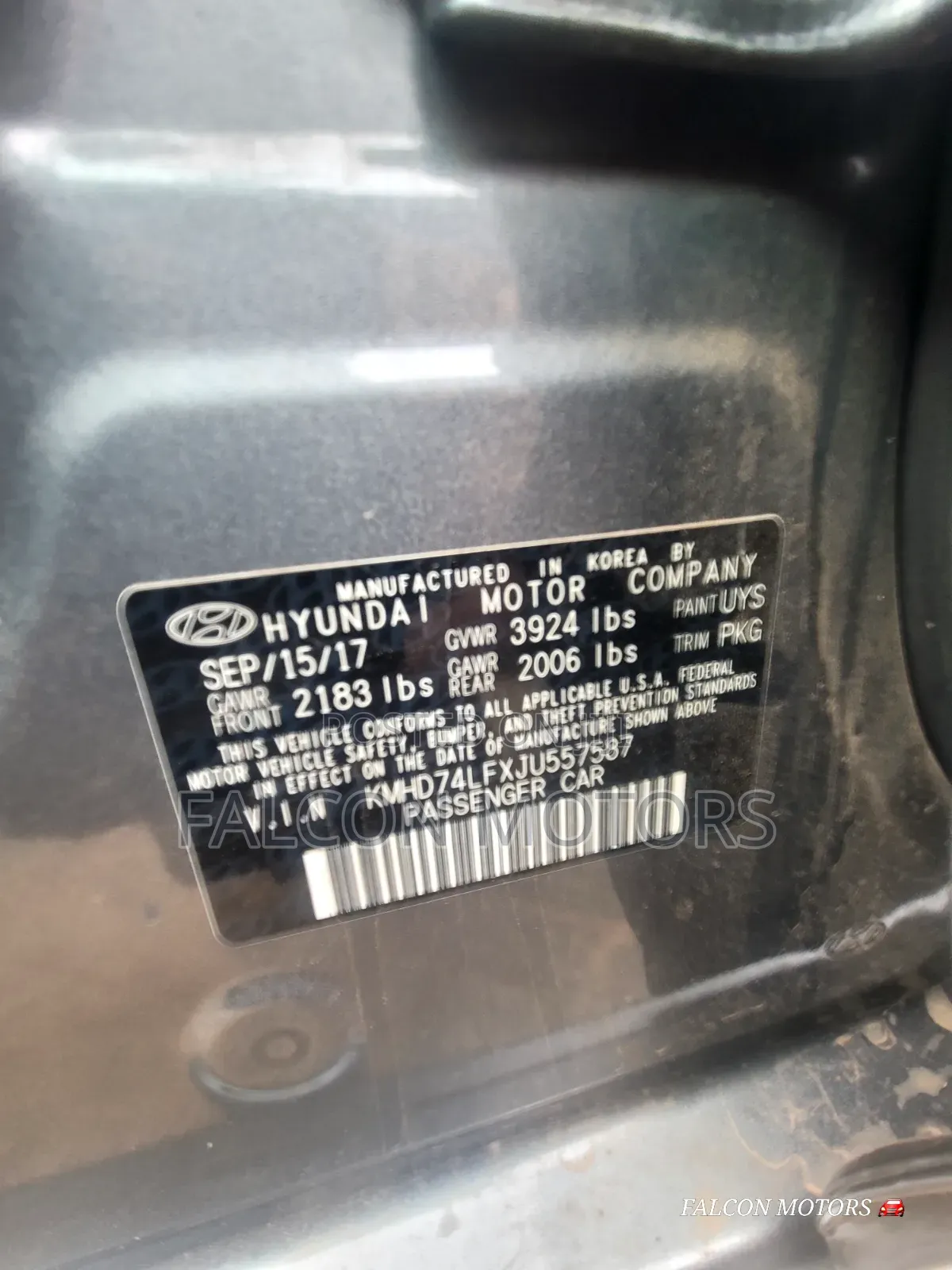 Hyundai Elantra SE 2018 Gray