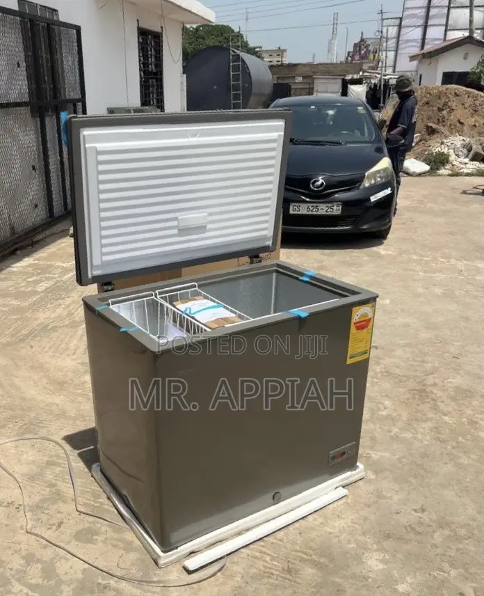 Buy Lovely Design Haier 244l Single Door Chest Freezer(Gray).