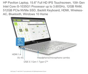 Laptop HP Pavilion 15 12GB Intel Core i5 HDD 256GB