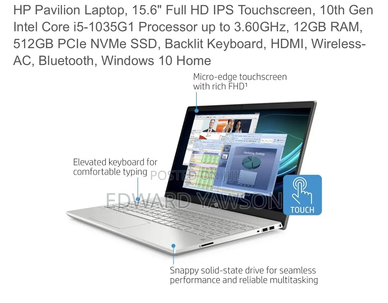 Laptop HP Pavilion 15 12GB Intel Core i5 HDD 256GB