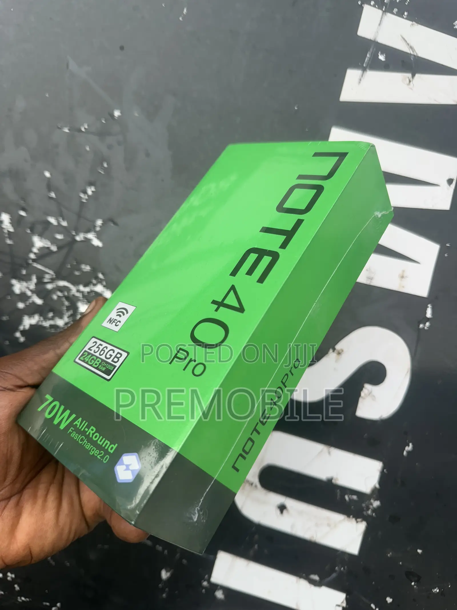 New Infinix Note 40 Pro 256 GB Black