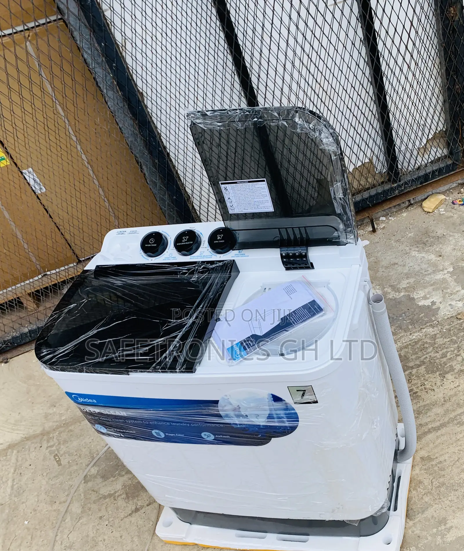 Lastest Midea 7.0kg Semi Auto Washing Machine Mf100w70/W-Gh