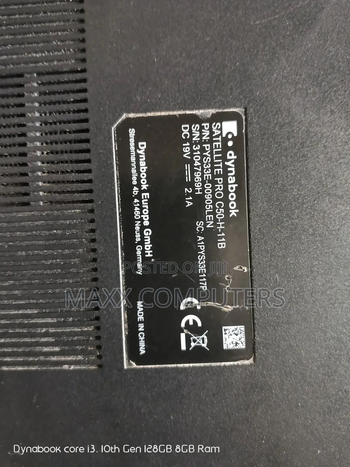 Laptop Toshiba Dynabook t552 8GB Intel Core i3 SSD 128GB