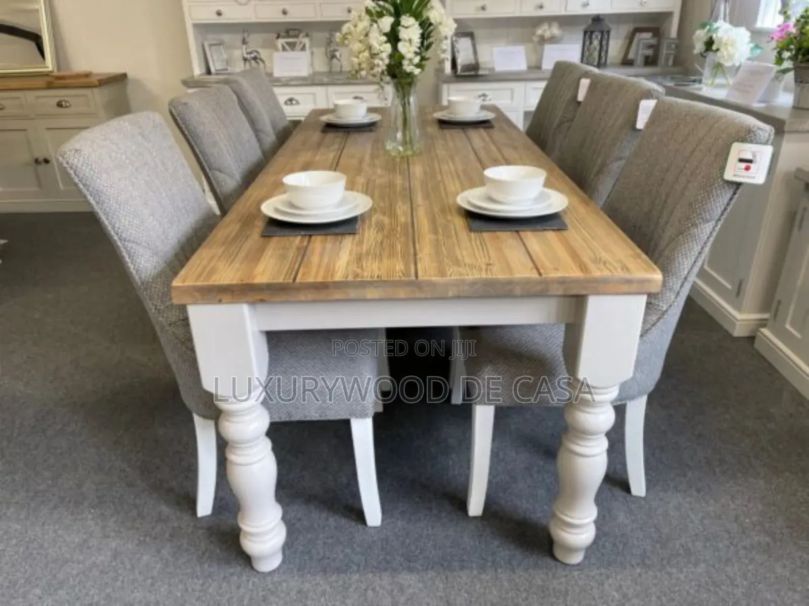 American Vintage 6 Seater Dining Set