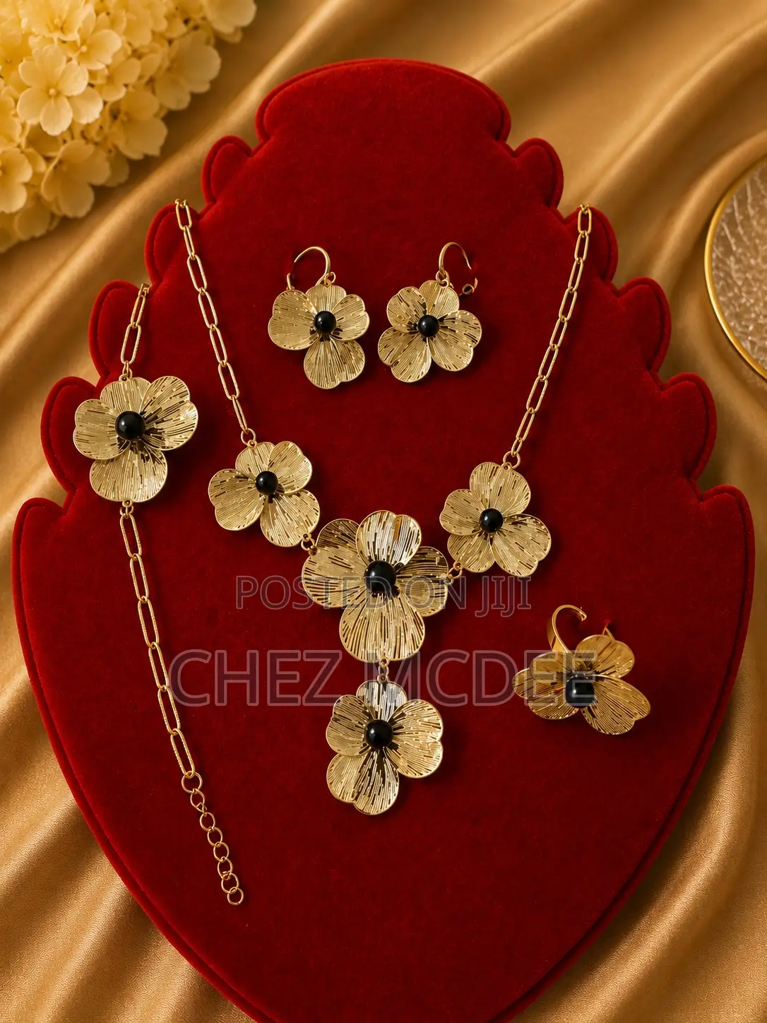 Quality Gold Plated Stainless Steel Jewelry Set