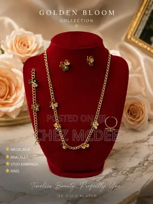 Quality Gold Plated Stainless Steel Jewelry Set