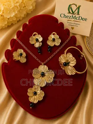 Quality Gold Plated Stainless Steel Jewelry Set