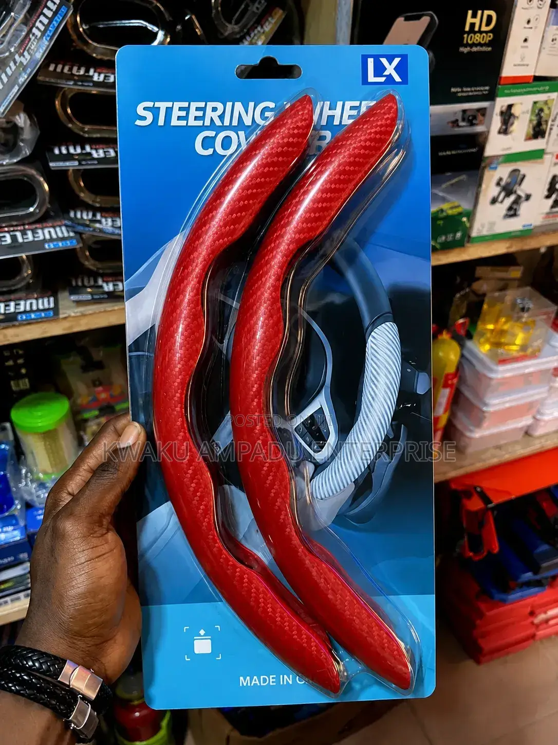 Side-by-Side Steering Wheel Cover Available in Different Colors