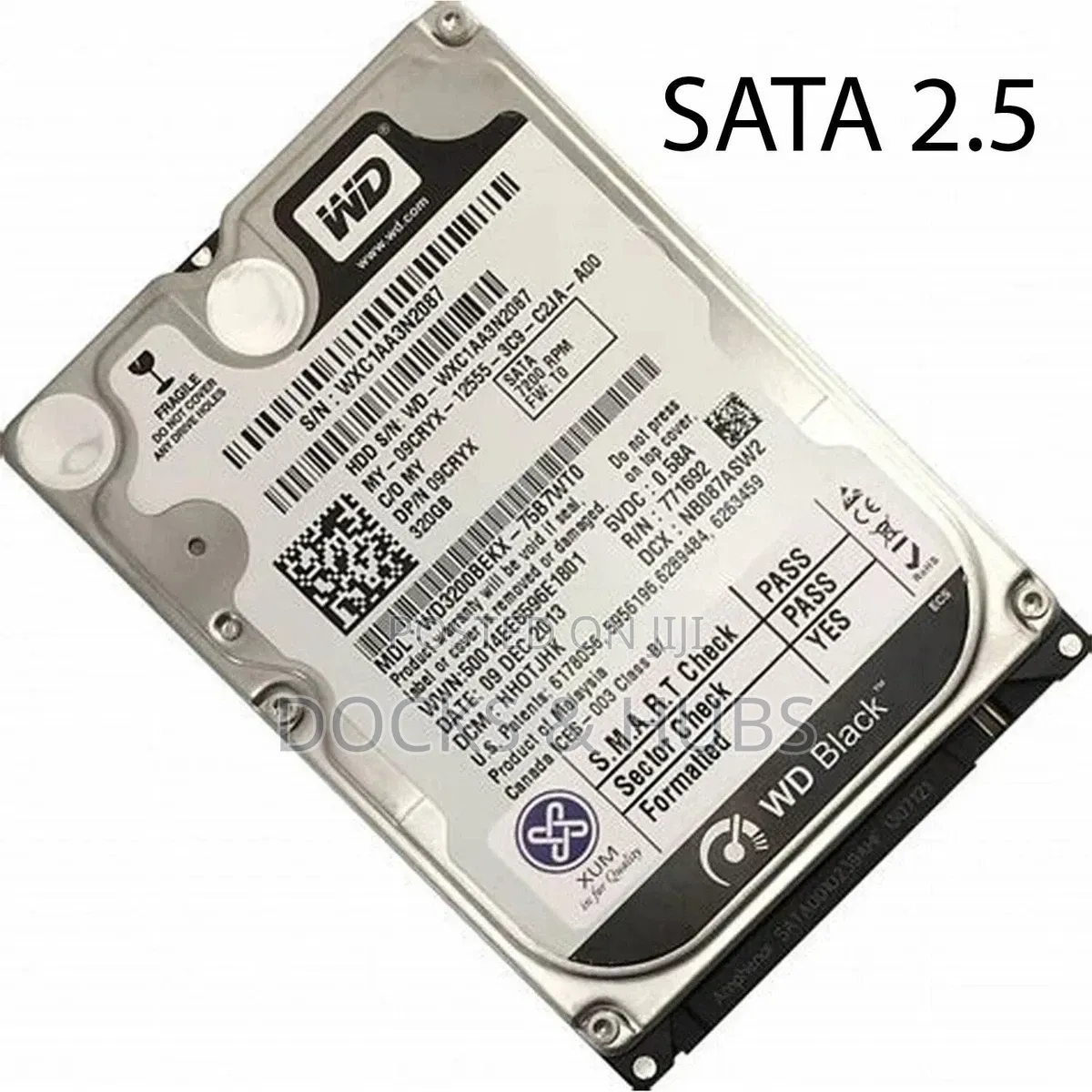 Laptop Hard Drive 320gb Hdd -western Digital Black
