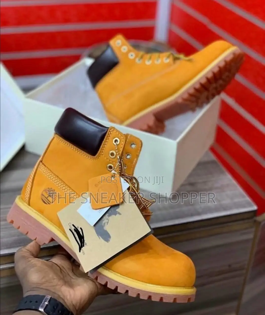 Timberland Boots Original Available In Yellow Color