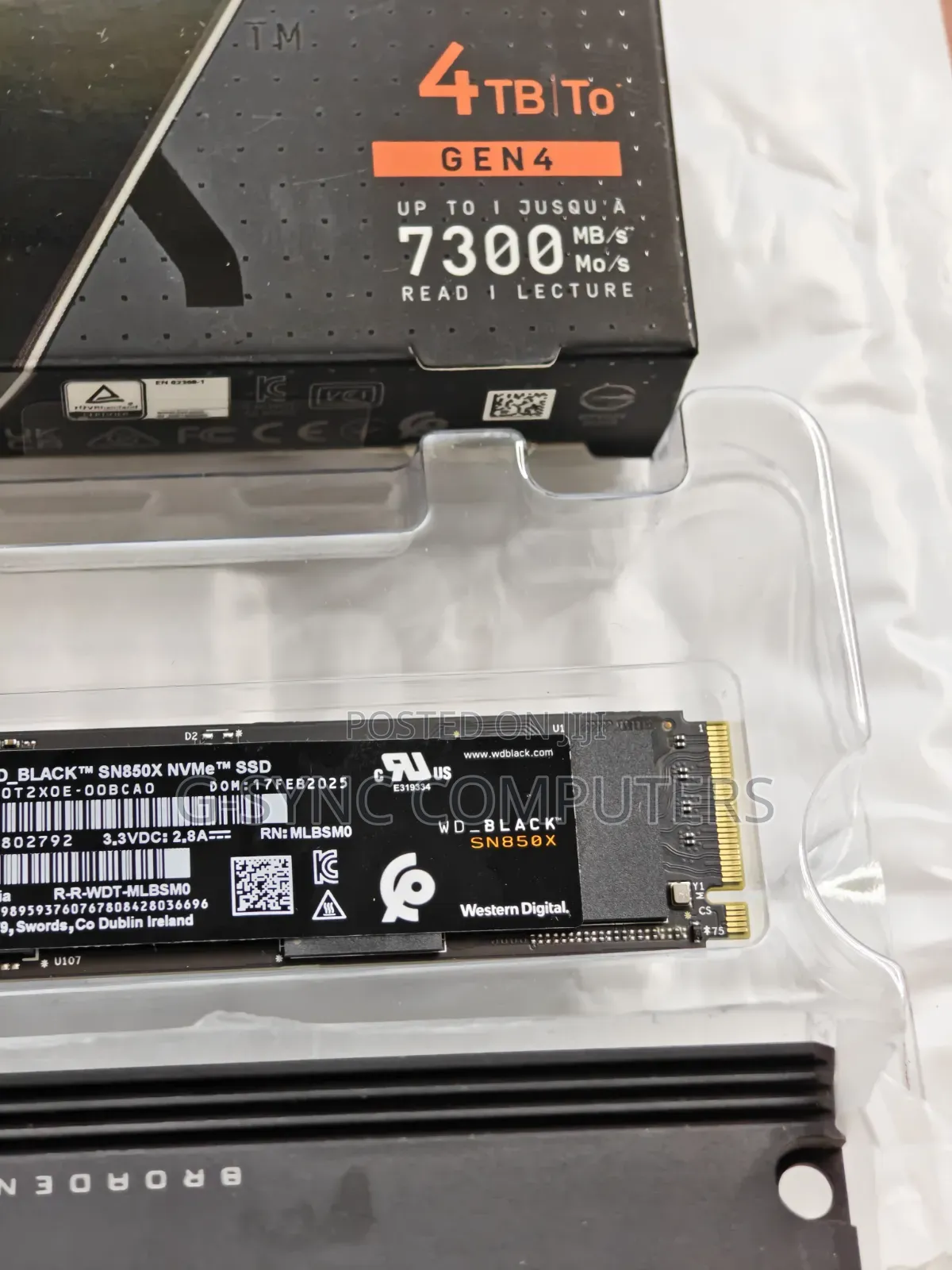 Wd Black 4tb SSD Sn850x Ps5