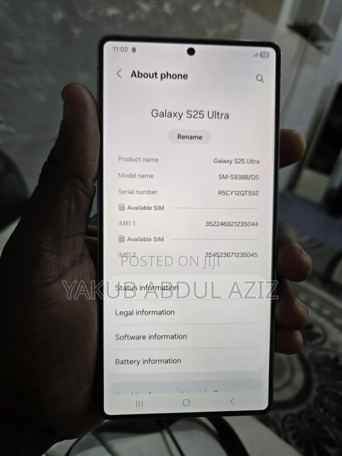 Samsung Galaxy S25 Ultra 256 GB