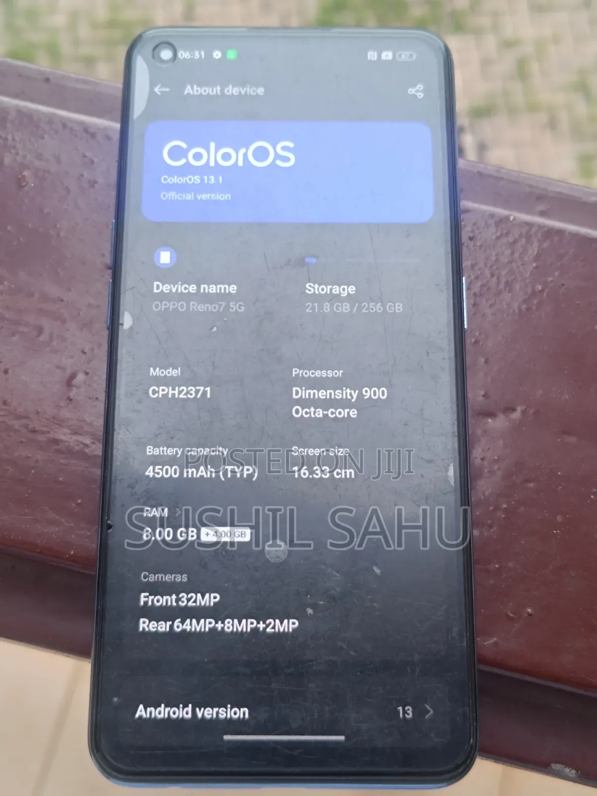 Oppo Reno7 5G 256 GB Blue