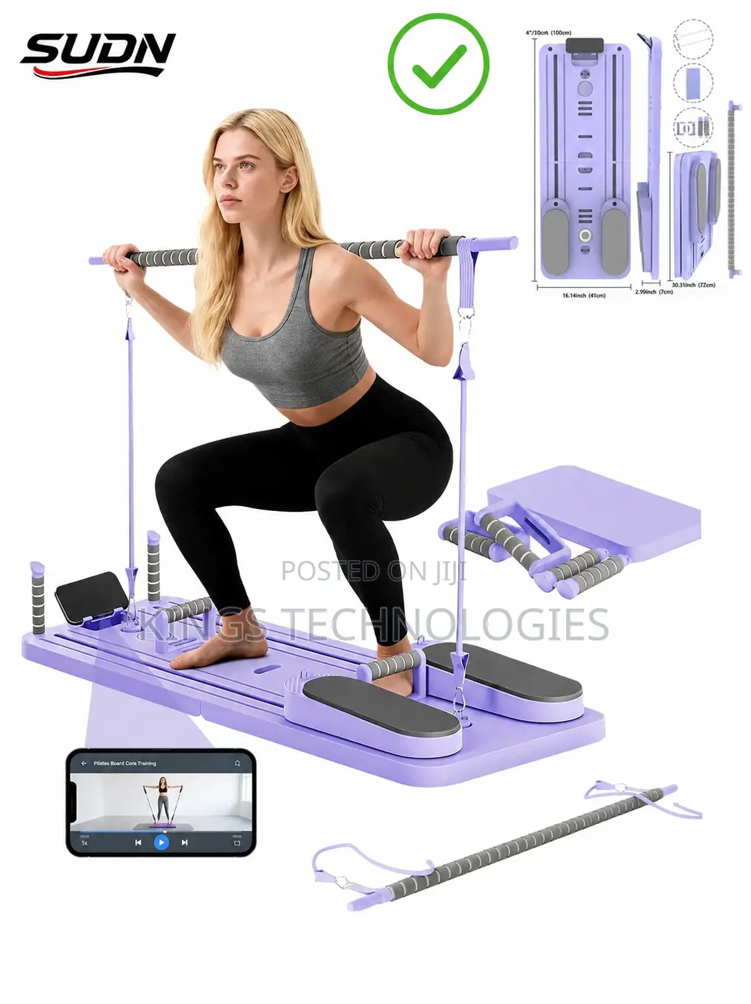8-in-1 Pilate Multifunctional Foldable Ab Exercise Board