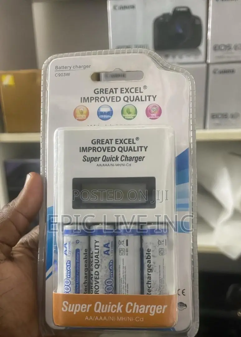Rechargeable Aa Batteries With Charger