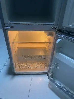 Used Delron Table Top With Double Door Fridge.